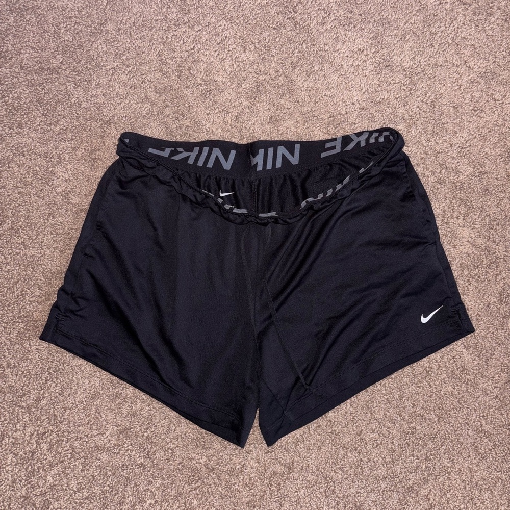 Nike Black Athletic Shorts Lightweight Performance
